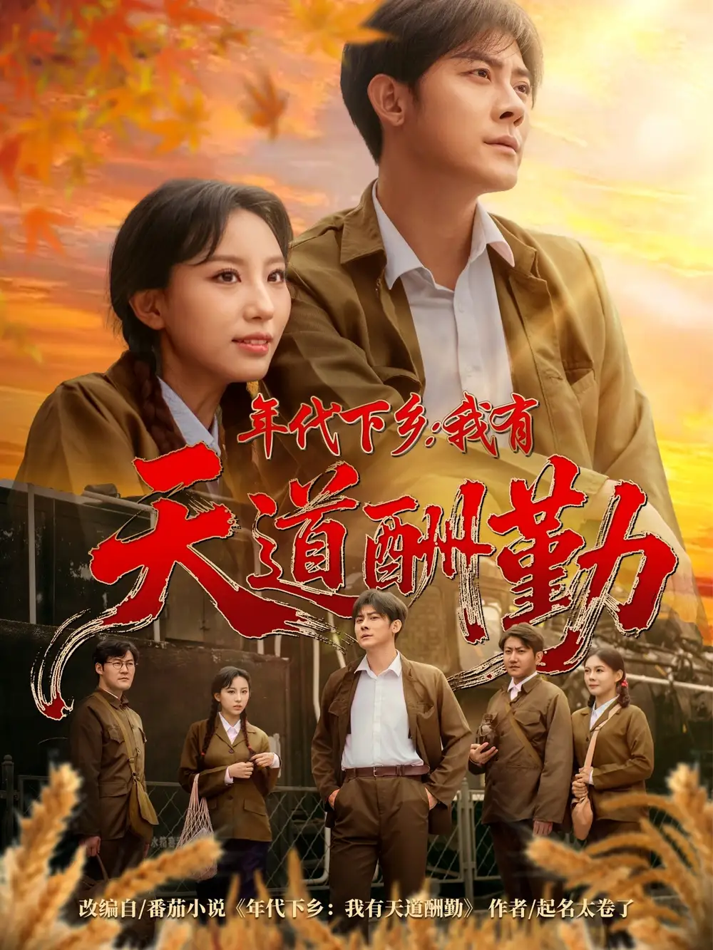 年代下乡我有天道酬勤(83集)魏琳儒&张浩南高清海报图片 年代下乡我有天道酬勤(83集)魏琳儒&张浩南海报